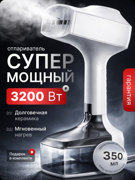 Инфографика ручного отпаривателя